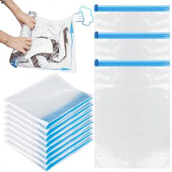 Compression Bags For Travel - Travel Essentials - 8 Packs Space Saver Bags - No Vacuum Or Pump Needed - Vacuum Storage Bags For Travel Accessories - Travel And Home Packsing Organizers (Transparent)Bedroom, Organizer, Organiser, Home Storage, White T Shirt Women, Black Pants Women, Ladies Winter Clothes, Dress, Winter Clothes For Ladies, Elegant Woman Dresses, White Shirt For Ladies, Long Sleeve, White Jumpsuit For Women, Spring Dresses For Women, Spring Outfits For Women, Spring, Spring Clothes, Minimalist, Summer Tops