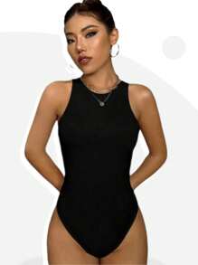Women Unitards - ブラック - チェックする 7