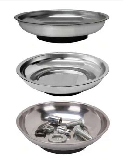 Charola 10 cm con iman  para tornillos tuercas clavos pijas para el taller  carpinteria herreria mecanico sastreria hogar oficina charola magnetica charola imantada