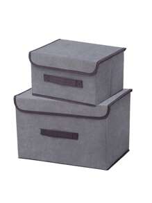 1 bộ Hộp đựng vải lanh giả Hộp đựng vải có thể gấp lại Quần áo có thể gấp lại Đồ lặt vặt Hộp đựng chống bụi di động có nắp Hộp đựng gấp cho áo ngực, tất, v.v. Có nắp và nắp chống bụi cho tủ quần áo và phòng ngủ, ngăn kéo sắp xếp tủ quần áo cho phòng ngủ tại nhà, ký túc xá trở lại trường, lưới 6/7/11 có thể gấp lại, đồ dùng đóng gói thiết yếu, nắp đậy cho ngăn kéo lưu trữ quần áo/tủ quần áo/lưu trữ tủ quần áo/túi chần bông, hộp đựng dưới gầm giường/túi đựng quần áo chia ngăn Quần áo cho phòng ngủ tại nhà/trở lại trường/ký túc xá/để đựng đồ lót/đồ dùng đóng gói thiết yếu/vỏ bọc để lưu trữ quần áo - Nhiều màu - Xem 3