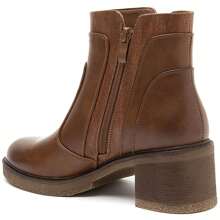 Ces bottines dotées d'une fermeture éclair pratique - 駝色 - 查看 3