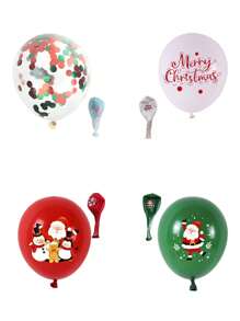 17/31 quả bóng bay Giáng sinh vui vẻ, Bộ bóng bay trang trí Giáng sinh, Trang trí nền tiệc Giáng sinh, Trang trí máy tính để bàn Giáng sinh, Bộ vòng hoa bóng bay Giáng sinh, Giáng sinh - Nhiều màu - Xem 8