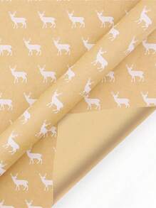 3M 300cm*43cm Natural Kraft Paper Vintage Christmas Tree Gift Wrapping Paper, DIY Gift Decoration,Christmas Valentine Day