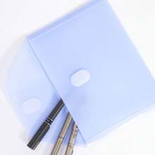 5pcs/10pcs A7 Premium Matte Finish Morandi Plastic Small Envelopes With Self-Seal Hook Loop Closure - Document Bags For File Folders, Receipts, Checks, Passports - Perfect For Christmas, Engagement, Thanksgiving, Valentine's Day, Wedding Occasions Back To School,Back To School,School Supplies