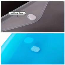 5pcs/10pcs A7 Premium Matte Finish Morandi Plastic Small Envelopes With Self-Seal Hook Loop Closure - Document Bags For File Folders, Receipts, Checks, Passports - Perfect For Christmas, Engagement, Thanksgiving, Valentine's Day, Wedding Occasions Back To School,Back To School,School Supplies