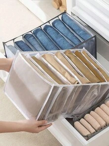 1 件大号衣柜衣物分隔收纳 7 柜收纳盒可洗抽屉式衣柜收纳盒内衣折叠收纳袋装饰品秋季装饰节日装饰房间装饰家居装饰秋季装饰卧室装饰 - 彩色 - 查看 3