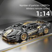 Race Cars Building Sets MOC Remote Control Building Blocks Cool Collectible Model Car Kits Building Toys - No Original Box - View 5