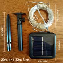 300/200/100/50 LED 太阳能仙女灯，8 种模式，防水铜线灯，适用于圣诞节、万圣节、花园、露台、派对装饰