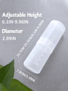 Makeup Brush Holder,1 Pc Makeup Brush Storage Box, Travel Box Retractable Plastic Travel Makeup Brush Holder, Suitable For Makeup Brush Storage And Storage Bag,Room Decor, Bags,Makeup Bag,Vanity,Travel,Make Up Bag,Travel Essentials,Organizer,Storage,Travel Essential,Makeup Organizer,Makeup Bags,Make Up Organizer,Organiser,Toiletry Bag,Desk Organiser,Cosmetic Bag,Makeup Pouch,Make Up Organize,Vanity Accessories,Make Up Pouch,Make Up Bags,Jewellery Box,Pouch,Makeup Brush Holder,Brush Holder,Perfume Organiser,Pouch Bag,Gifts For Women,Christmas Gifts,Gift Ideas For Women - Clear - View 5