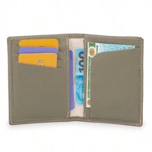 Use Young Women's Small Thin Wallet Leather Candy Colors - 薄荷 - 查看 3