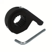 1pc Aluminum Alloy Bicycle Handle Bar Bracket, 1.25 Inch Universal Clamp, Suitable For Spotlight, For 0.6-0.9 Inch Rods, Multi-Functional Accessory Holder - Multicolor - View 6