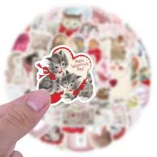 62PCS Stickers Vinyl Waterproof Stickers Scrapbook, Journaling, Laptop, Bumper, Skateboard, Water Bottles, Computer, Phone, Cartoon, Hard Hat, Car Stickers And Decals