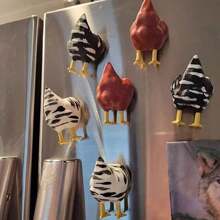 1/2/3PCS Cute Chicken Butt Refrigerator Magnet, Refrigerator Magnet Stickers, Interesting Decorative Creative Art Design, Strong Magnet, Suitable For Kitchen, Office, Whiteboard, Storage Cabinet, Refrigerator, Personalized Refrigerator Magnet, Kitchen Decoration, Home Decoration, School Dormitory, New Year's Day, Resurrection Day, Birthday, Valentine's Day Gift, Best Gift For Family And Friends (The Stripes On The Product Are Random)