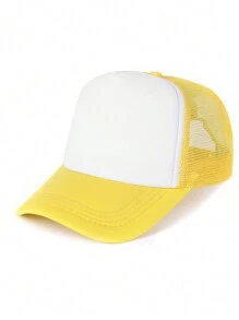 Customized Travel Sun Protection And Sunshade Hats For Truck Drivers, Couple Travel Baseball Hats, Sponge Mesh Hats - A - View 4