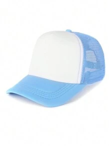 Customized Travel Sun Protection And Sunshade Hats For Truck Drivers, Couple Travel Baseball Hats, Sponge Mesh Hats - A - View 5