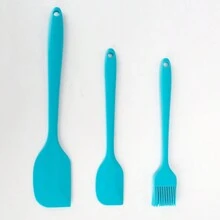 1PC/2PCS/3PCS Silicone Scraper Baking Cream Spatula High-Temperature Resistant Cake Scraper Integrated Butter Scraper