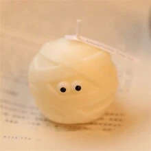 1 Nến thơm đáng yêu - Quà tặng lý tưởng cho lễ hội Halloween và Giáng sinh, Trang trí nhà cửa - Nhiều màu - Xem 7