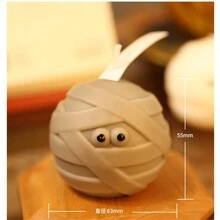 1 Nến thơm đáng yêu - Quà tặng lý tưởng cho lễ hội Halloween và Giáng sinh, Trang trí nhà cửa - Nhiều màu - Xem 3