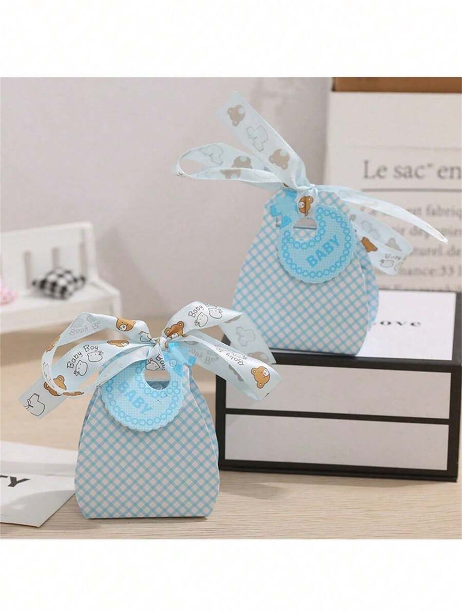 12pcs, Candy Box Gift Bag Baby Shower Boy Girl Birthday Gender Reveal