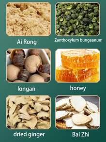 60pcs Moxa Patches, Gentle & Non-Irritating, Regulating & Nourishing Moxa Rolls, Chinese Medicine - Multicolor - View 8