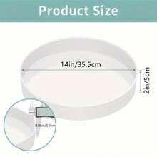 Molde de resina para mesa de río grande, 2 tamaños: 14 pulgadas y 20 pulgadas, mesa redonda, bandeja, molde de silicona de resina epoxi para encimera, manualidad DIY para adultos - Molde de resina de mesa de río - Ver 7