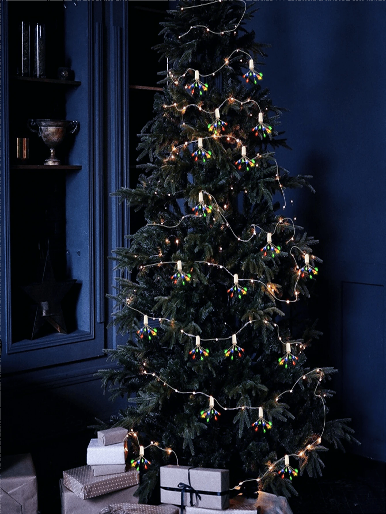 1pc Fireworks Dandelion String Lights, LED Christmas Decoration Lights