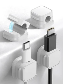 3pcs Magnetic Cord Holder Cable Clips Appliance Cord Organizer Adhesive Cable Management Wire Phone USB Charger Cable Holder Keeper Organizer For Desk Cable Management Strong Adhesive Wire Cord Holder Keeper For Home Office Car Wall Nightstand Desk Cable Cord Organizer Travel Essentials