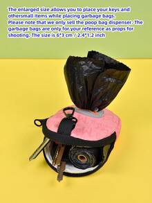 Dog Poop Bag Holder-Charming Themed Pet Poop Bag Holder Cute Monster Design To Add Spooky Fun To Your Dog Walks - Multicolor - View 6