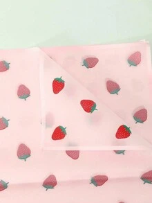 20 张装卡通草莓印花防水花卉包装纸、半透明花束纸，适用于婚礼和礼品 - 彩色 - 查看 6