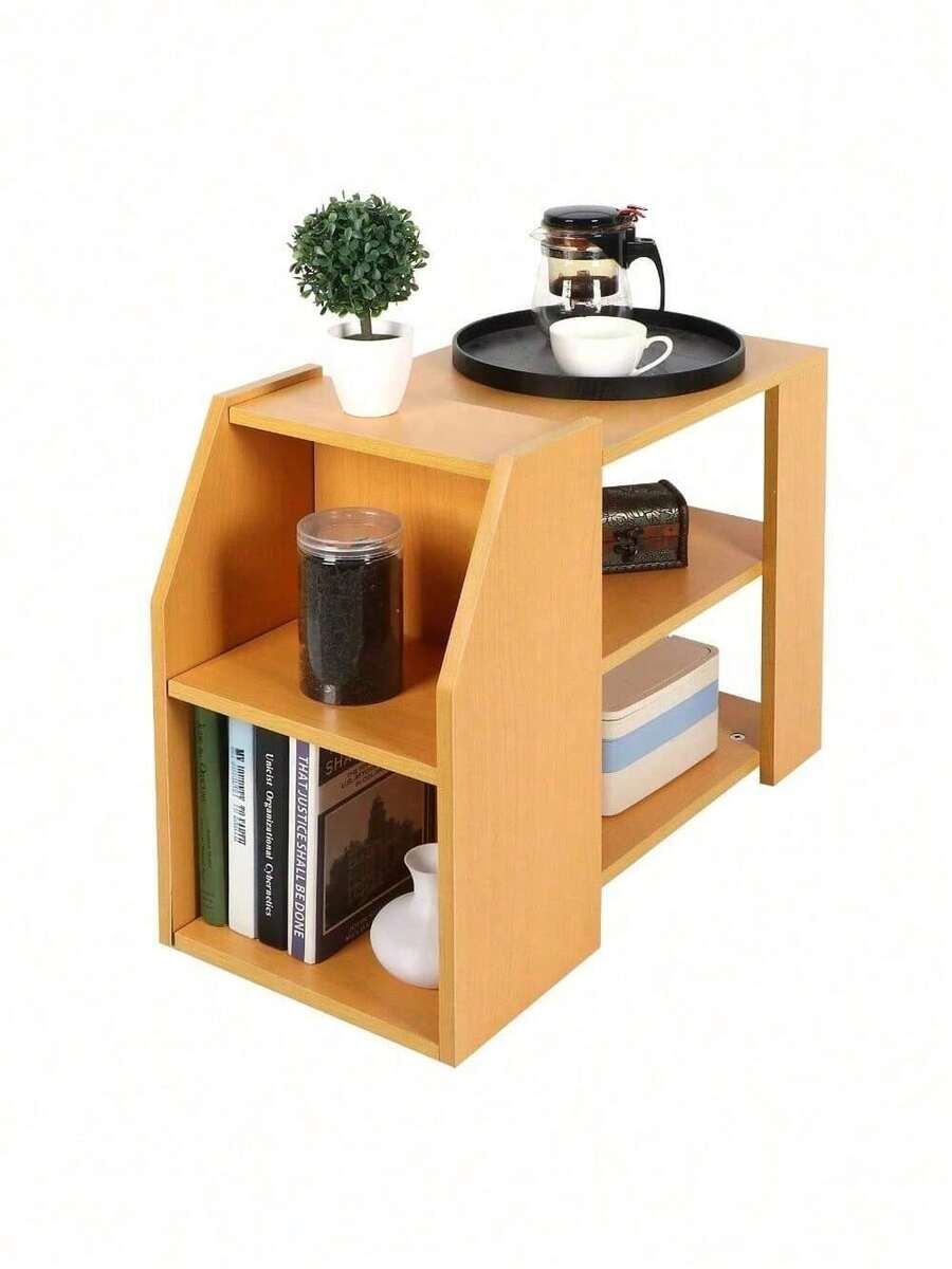 Bookshelf Storage Rack Sofa Side Table For Living Room Home Office Furniture - 1 - 查看 1