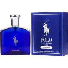 Polo Blue By Ralph Lauren Men Melon, Mandarin Orange, Woodsy Notes, Suede, Musk Evening Eau De Parfum Spray 4.2 Oz - 彩色 - 查看 2