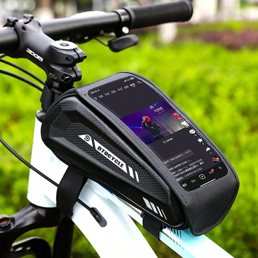 7.0Inch Waterproof Bike Frame Bag With Sensitive Touch Screen