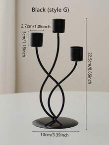 Romantic European Home Candlelight Dinner Wedding Decoration,Taper Candlestick Holders Metal Candle Stick Holders,Room Decor,Home Decor Modern Iron Candlestick For Romantic Wedding, Dinner, And Party Decor - Tall Candle Stand With Gothic Design For Home And Halloween Room Decor Home Decor Easter Decor Wedding Items