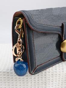 1 Piece Of Oversized Apple Keychain Pendant - Bag Charm Pendant - A Good Choice As A Halloween And Christmas Holiday Gift - Oversized Cherry Pendant - Fashionable Apple Pendant Accessories Ladies Bag Car Accessories School