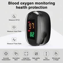 2 pezzi Pulsossimetro digitale da dito per adulti, monitor di saturazione di ossigeno nel sangue e pulsazioni | Confezione combo con 2 pulsossimetri