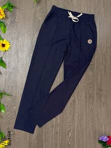 Pantalón corte recto estilo formal de temporada - Azul - Ver 3