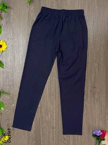Pantalón corte recto estilo formal de temporada - Azul - Ver 2