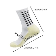 5pcs/Set Soccer Accessories Set: Waterproof Drawstring Bag, Soccer Leg Warmers, Shin Guards With Board, Mid-Calf Grip Socks Football Socks, Leg Compression Wrap For Sports Training, For Gym, Fall - White - View 2