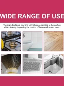 jakehoe 6/3/2/1pcsKitchen Cleaning Set, Powerful Degreasing Cleaner Home Deep Cleaning Multifunctional Tile Range Hood Kitchen Appliances Heavy Oil Oil Deep Clean Kitchen, Bathroom, Home Gentle Cleaning Kitchen Oil Stain Home Kitchen Cooktop Oil Cleaner(New And Old Models Will Be Sent Randomly)