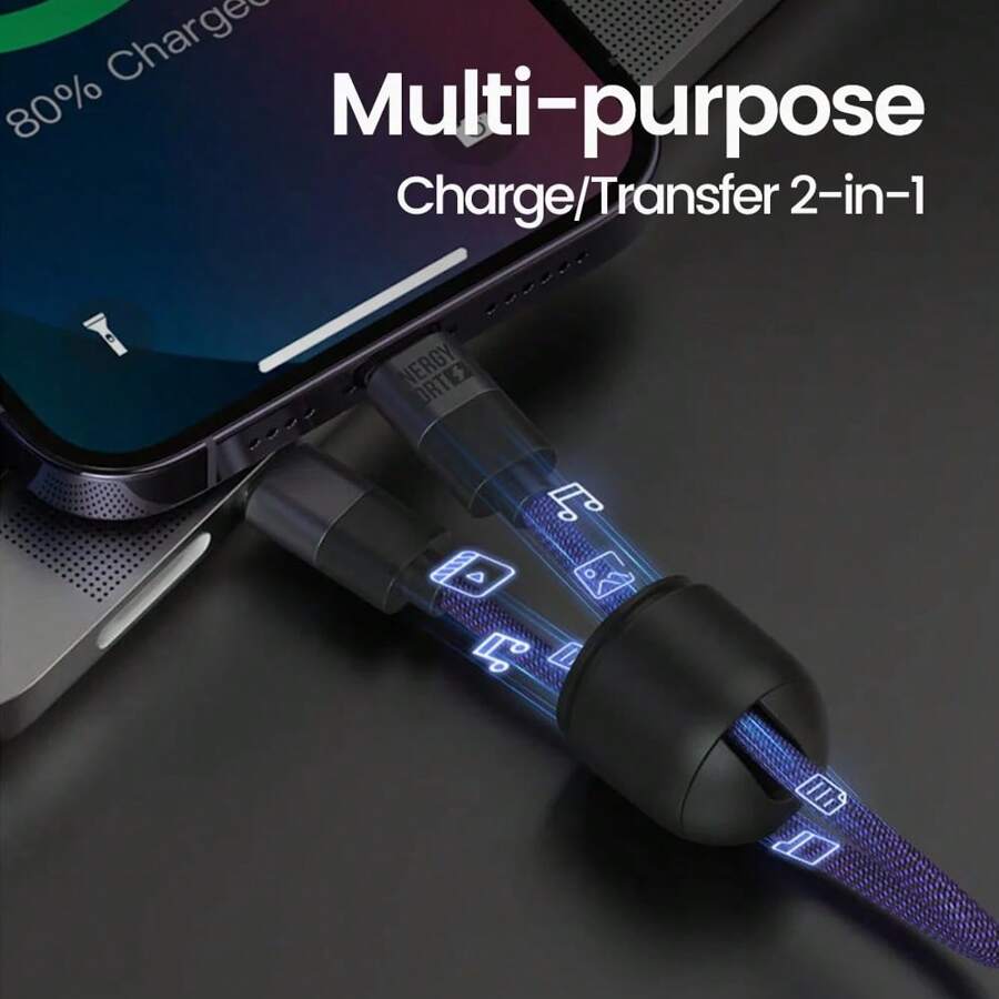 0.2m USB Type C To USB C Cable 240W 6A PD Fast Charging Charger Wire