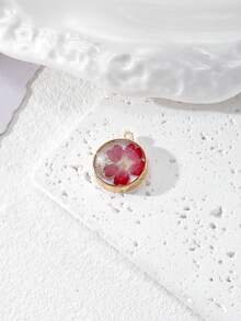 1 Máy Tính Thời Trang Quên Tôi Không Trang Trí Hoa Khô, hình Học Tròn Đồng Viền Kim Loại Bảo Quản Hoa Tự Nhiên DIY Phụ Kiện - tròn - Xem 4