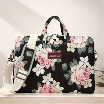 حقيبة كتف لاب توب Canvaslove، حقيبة لاب توب مقاومة للماء متوافقة مع Pro 16 Inch و 15.6 Inch-16 Inch Laptop، حقيبة لاب توب للفصل الدراسي حقائب للفصل الدراسي حافظة معلم للتخزين حقائب منظمة للفصل الدراسي
