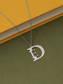 Customized 18K Gold Plated Stainless Steel Double Letter Pendant Necklace - Elegant Simple Design Letter Pendant Necklace Couple Gift Handmade Initial Necklace Birthday Gift Christmas Gift For Her Him,Silver,Stylish,Colorful,Vintage,Unisex,Hipster,Simple,Casual,Custom,Personalized,Unique,Ideal Gifts For Him,Ideal Gifts For Her,Her,Boyfriend,Girlfriend,Dad,Mom,Family,Friends,For Anniversaries,For Birthdays,For Graduation,For Prom,For Party,Necklaces For Women
