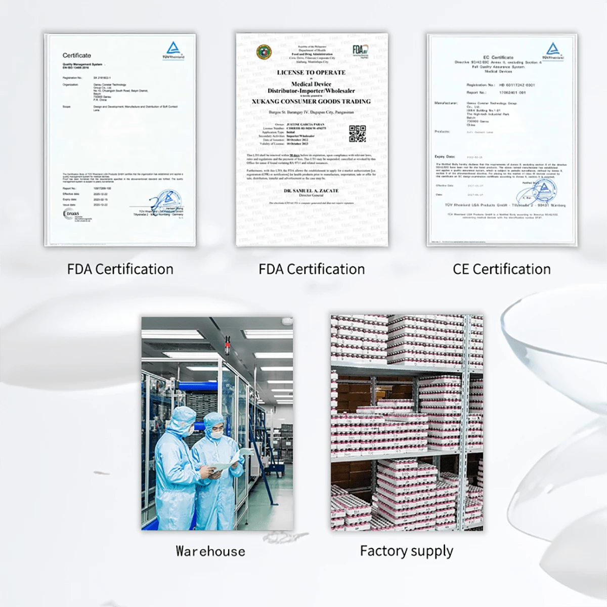 [Free Contact Lens Case] Color Contact Lens Omg Series Gray Brown Natural Color, Annual Throw 14