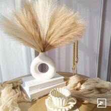 6 pièces Roseaux de quenouille artificiels pour décoration, fleurs en plumes en plastique fausses pour la décoration de la maison et du mariage. Convient pour le bureau, l'étude, le salon, les accessoires photo, la Saint-Valentin, les cadeaux d'anniversaire et de remise des diplômes, la décoration d'automne, la décoration de la maison en automne, la décoration de rentrée scolaire, les fournitures scolaires, les plantes artificielles