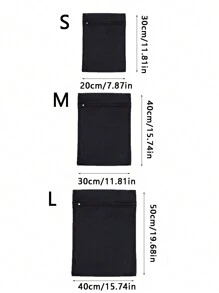 6/3/1件，黑色网袋洗衣袋家用机洗衣服洗衣袋，内衣文胸洗衣袋，洗衣网袋套装拉链，春季，简约，夏季上衣 - 彩色 - 查看 11