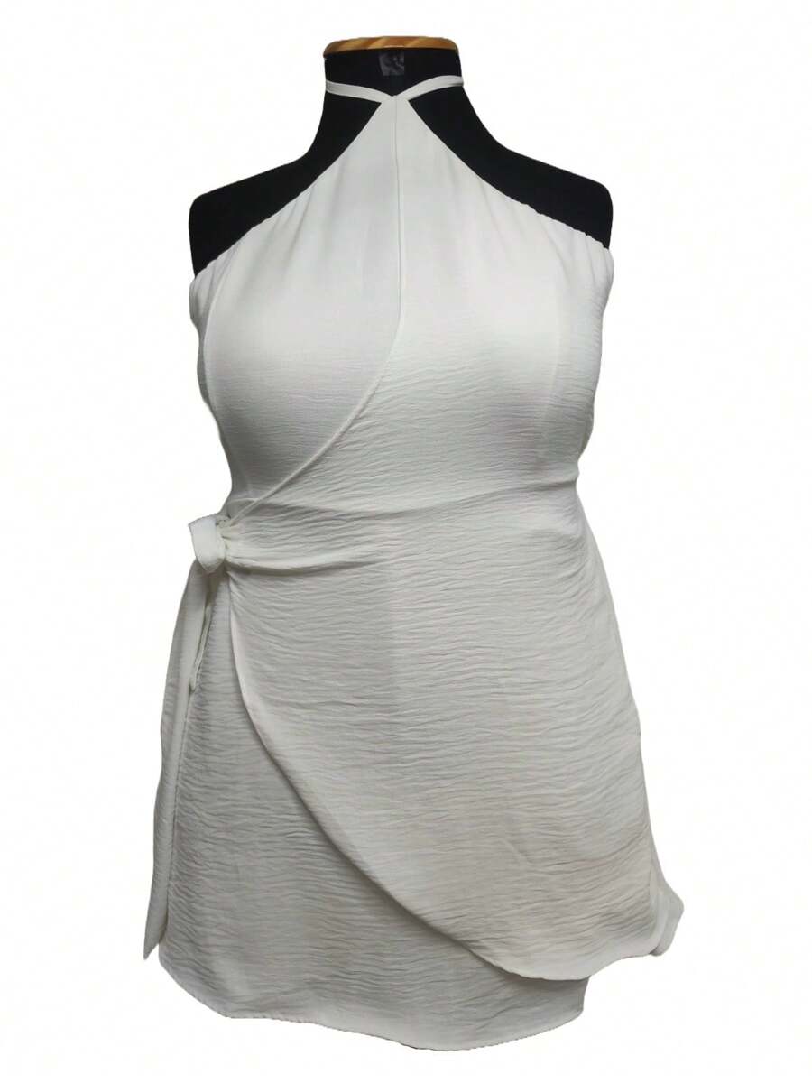 Women's Plus Size Jumpsuit Dress With Tie Marcelle - 查看 1