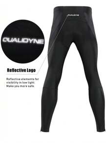 Boyfriend Style Men's Cycling Pants 4D Padded Road Bike Bicycle Tights Outdoor Biking Long Leggings - Black - View 3