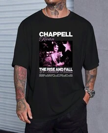 Chappell Pink Pony Club Roan Album The Rise After Midnight Pop Singer Basic T-Shirt - Black - View 2