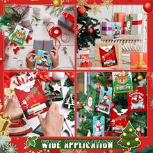 Christmas Money Holder For Cash Money Card With Plastic Cover Christmas Tree Cash Holder - Style a - View 3